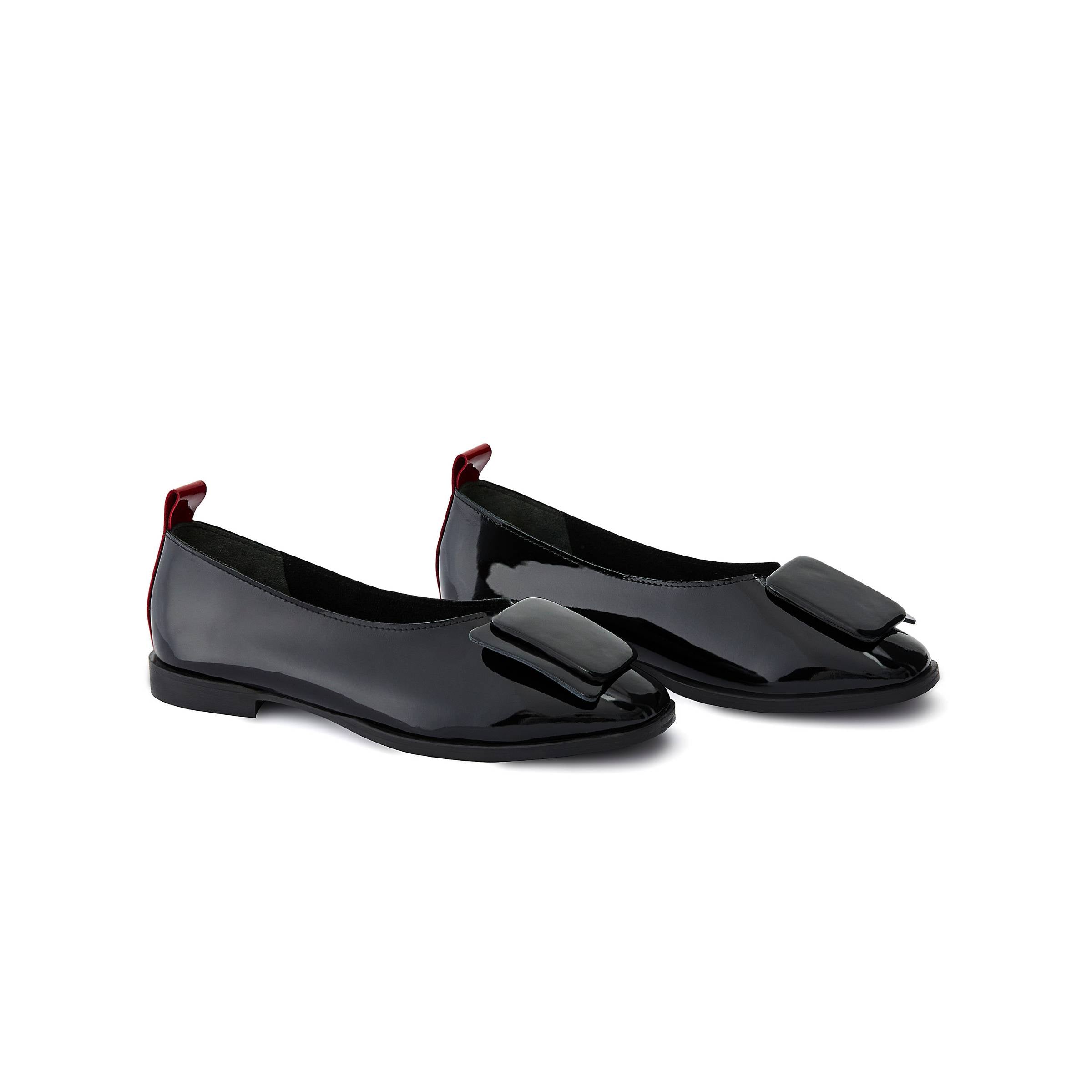 Women's Calf Leather Handmade Flats W3004