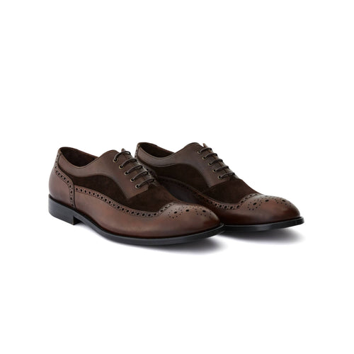 Men's Calf Leather Handmade Oxford M7005